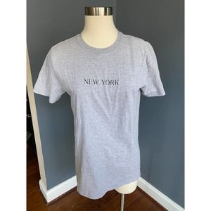 Miss Pap gray New York tee, size small
